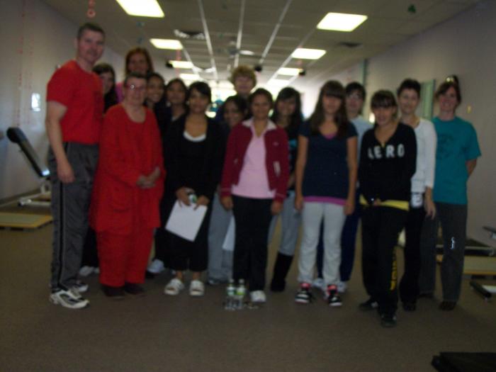 A womens self defense class I taught on 10/09/2010 in Cromwell, CT