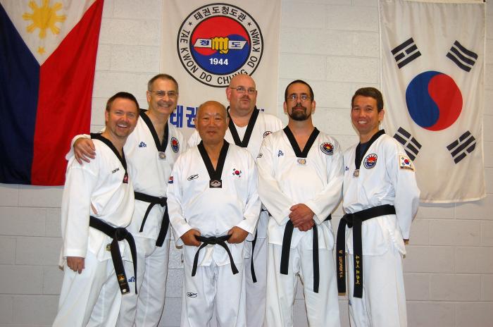 Grand Master Park with my black belts and I