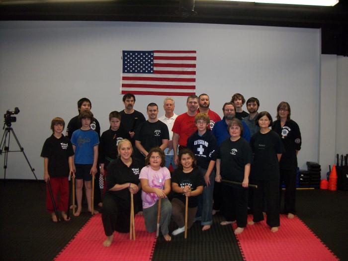 Modern Arnis class by Frank Shekosky at  Brassard's Family Martial Arts Center October 2010