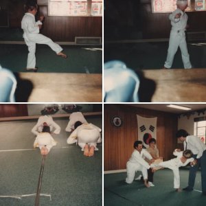 My Yellow belt test Aug 1985