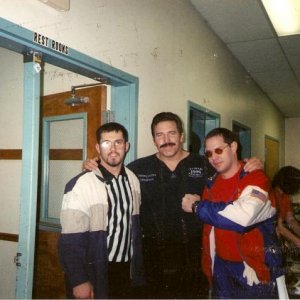 Me Dan Severn and Russel this was taken around 2001