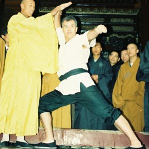 At Shaolin with Shi Yanpu