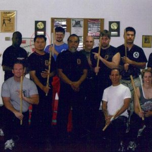 My uncle in a group photo with GM Max Pallen & instructors