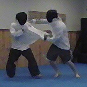 Marking Knife Sparring Thrust to Neck1