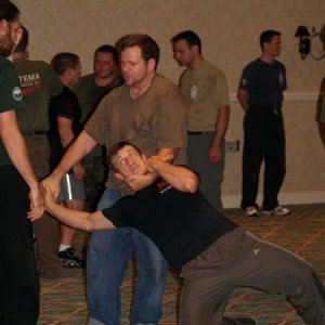 Systema Charlotte NC Oct 2007 doing some work with my friend Val. He is a great guy to work with.