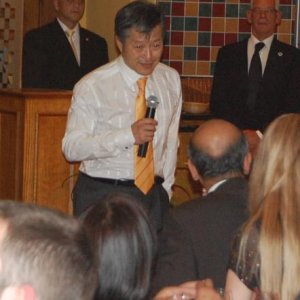 G.M Choi at our seminar and banquet, 2009