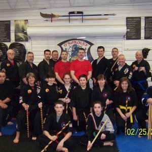 East taunton kenpo karate modern arnis seminar by Sensei Shekosky Feb 25, 2012