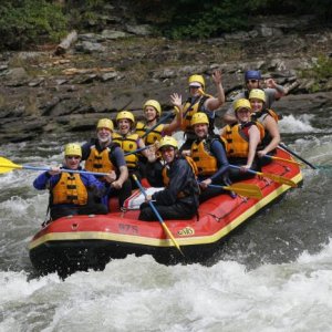 The Gauley River in West Virginia