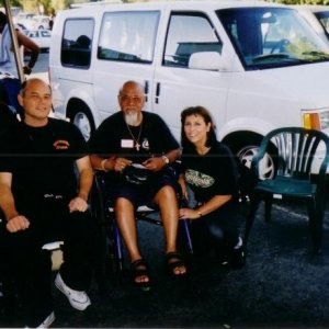 Me, Sijo Emperado, Renee Bishop,  Oakhurst 2003