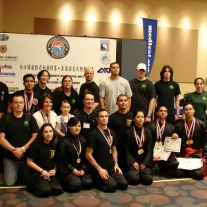 The gang at the Houston International Kung Fu tournament.