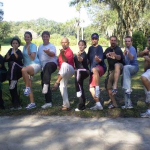 The gang down in Florida training with Master Arthur D'Agostino