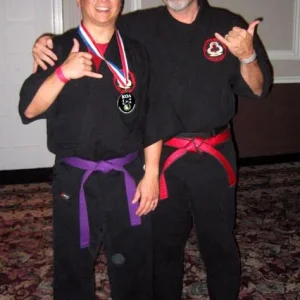 Andy gets his first Gold Metal - Kajukenbo Ohana Association Championship's 2008