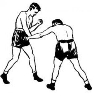 Edwin Haislet's Boxing - pp24 Fig 32 The Brush away