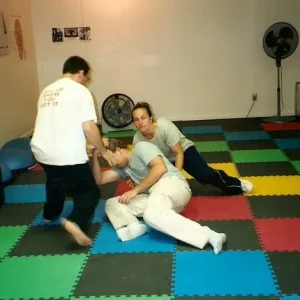 Me KO'ing my student Tony