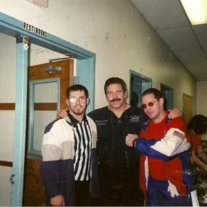 Me Dan Severn and Russel this was taken around 2001