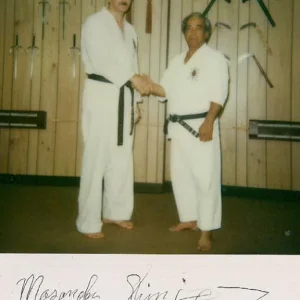 Shinjo Masanobu Sensei, and I in 1987.