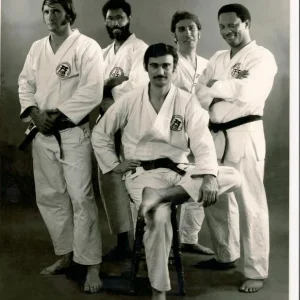 I'm pictured on the left. The first DoJo in Syracuse New York.
The 5 founding black belts, and the beginning of karate in Syracuse NY.