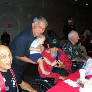 Uncle Frank,dad and Sijo Emperado playing with Akea