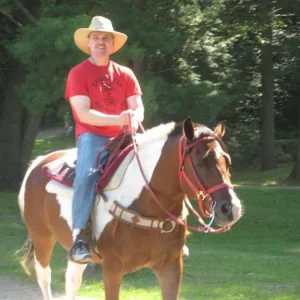 Horse back riding at Ridin Hy ranch