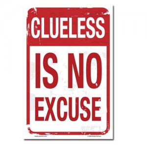 clueless excuse