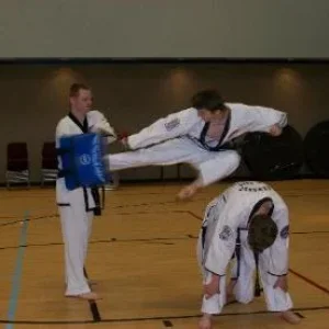 ryan flying side kick