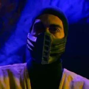 Shihan Chris as Scorpion from Mortal Kombat.