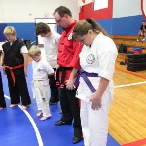 Prayer is an integral part of the ministry with Karate for Christ International