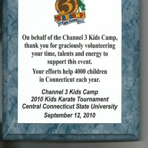 Channel 3 kids camp sponsorship September 2010