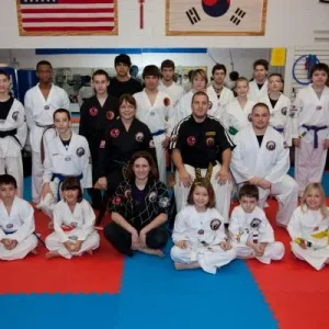 Posing with everyone who tested that day, January 2010