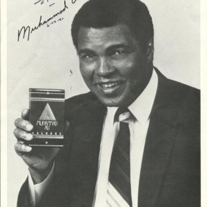 A great memory was meeting Muhammad Ali " The Greatest "