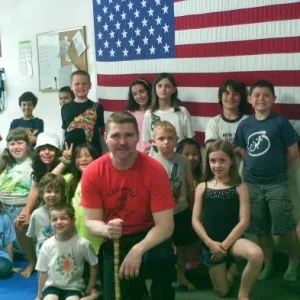 Sensei Shekosky teaching at The Lunging Tiger Kids camp June 29, 2011