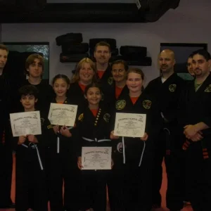 Black belt test judges June 2011