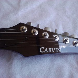 Carvin DC 127 (headstock detail)