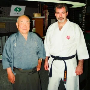 With Nakamura Taizaburo