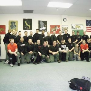 Knife defense training for law enforcement officers by Sensei Shekosky at Avon kempo and Aikido Hosted by Master Violante Feb 1, 2012