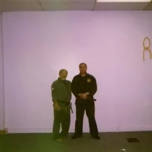 Professor Nick Cerio & I at the Malden,Ma. Studio