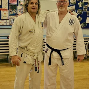 Me with Jose Santana, Chief Instructor, Seigokan Europe, 2011