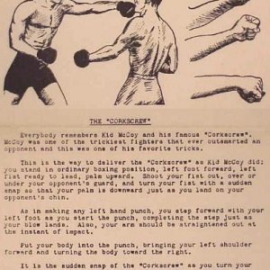 Kid McCoy's Corkscrew Punch