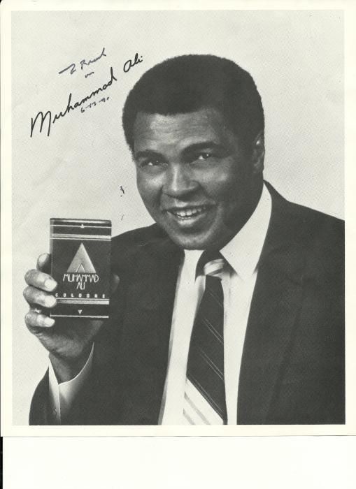 A great memory was meeting Muhammad Ali " The Greatest "