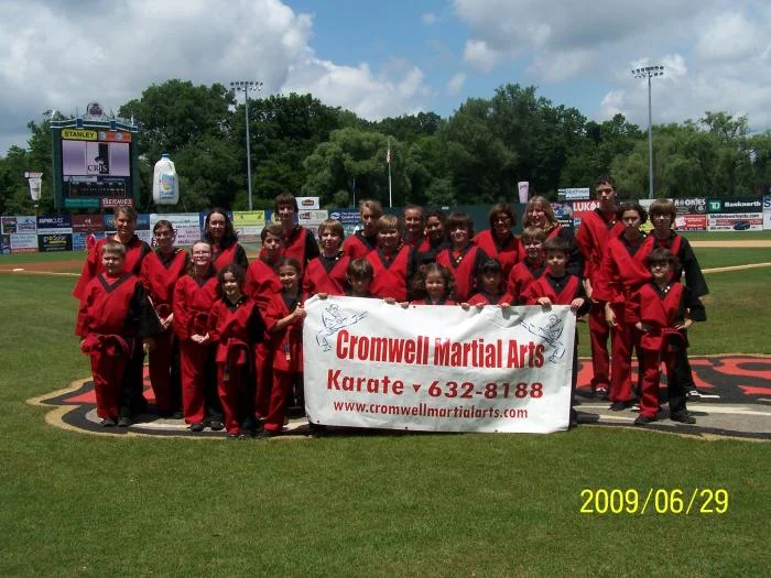 Cromwell Martial Arts Demo team at the Rock Cats Demo June 28, 2009