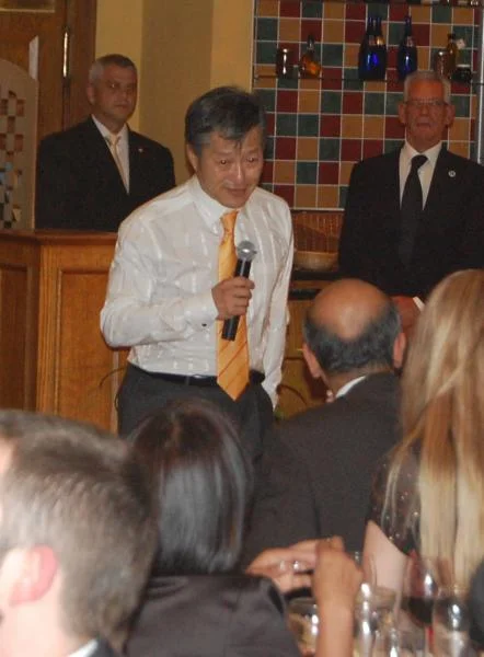 G.M Choi at our seminar and banquet, 2009