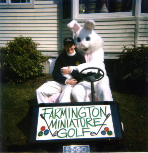 HKphooey as Easter bunny with my wife (Humane Society Fundraiser)