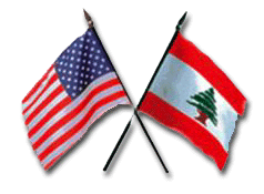 lebanese american flags