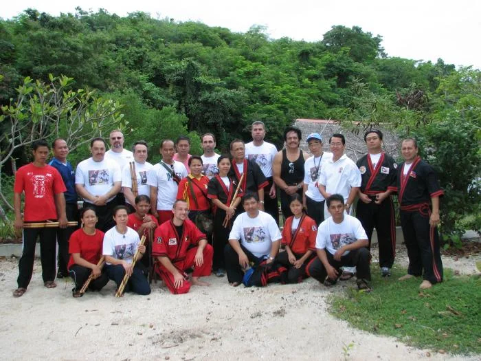 MA training on the beach.