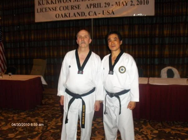 MASTER DAN SCHOLTEN WITH GM KWAN HEAD KUKKIWON POOMSE