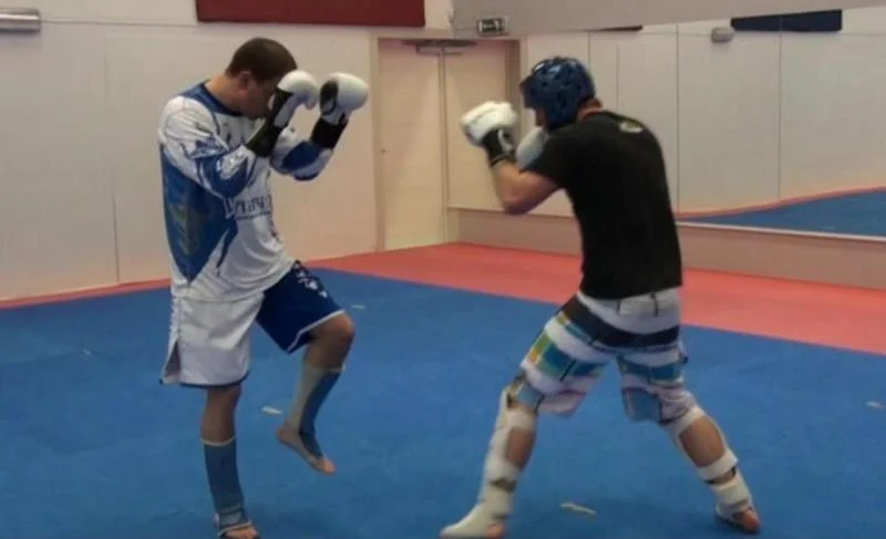 MMA Training (Me leftside)