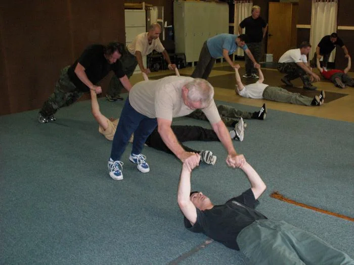 more push-ups. With these both should be doing the push-ups at the same time.