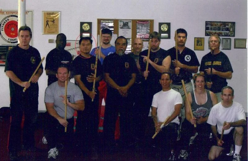 My uncle in a group photo with GM Max Pallen & instructors