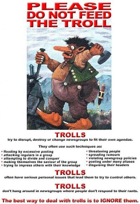 Please Do Not Feed The Troll