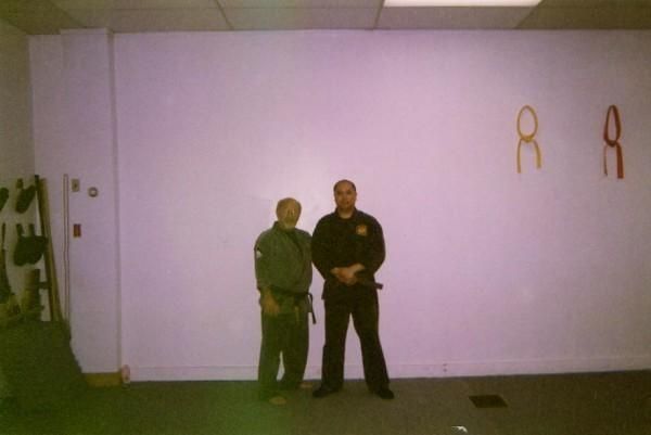 Professor Nick Cerio & I at the Malden,Ma. Studio